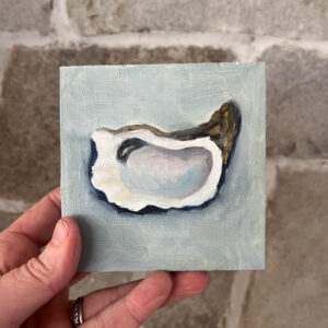 Oyster Shell Wooden Block #2