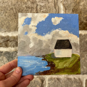 White House on a Seaside Hill